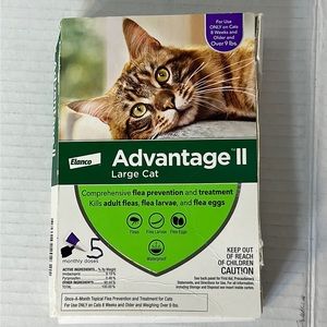 Advantage II Over 9 lbs Cat Flea Prevention & Treatment (5 monthly doses)